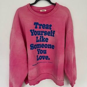 Madhappy pink tie dye sweatshirt